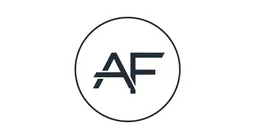 Logotipo da Ar Condicionado Joinville: monograma preto com as letras AJ entrelaçadas dentro de um círculo em traço fino, fundo branco